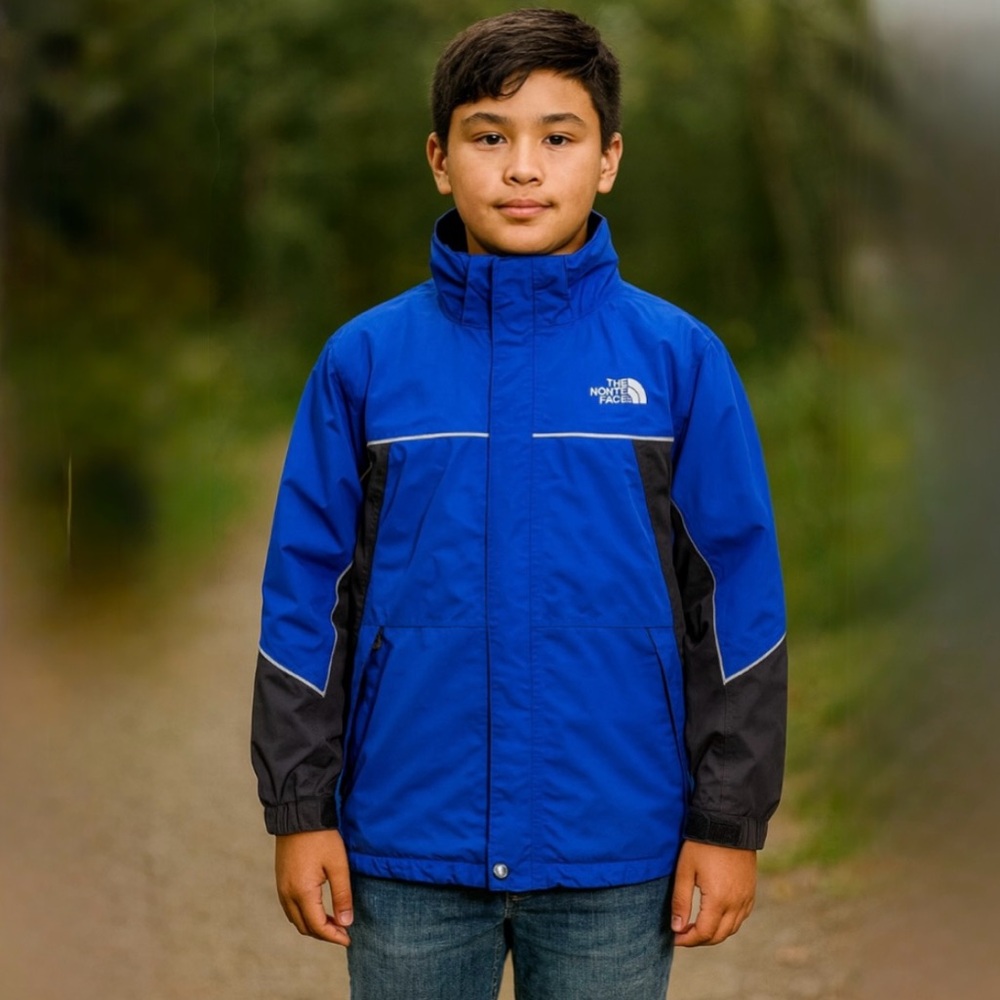 THE NORTH FACE  Medium Weight Water Resistant Soft Shell Zip Jacket Youth XL